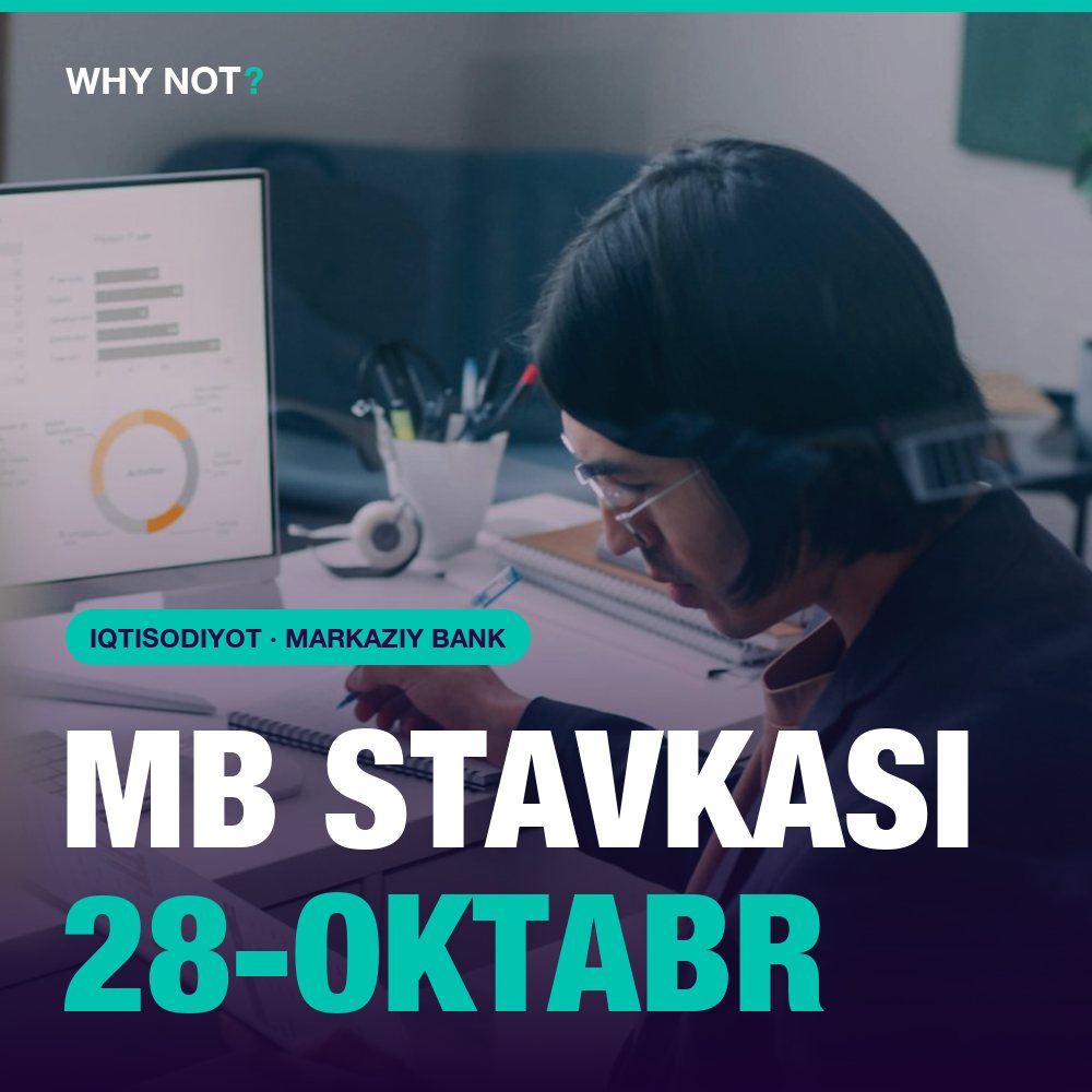 28-oktabrdagi Markaziy bank stavkasi bo‘yicha prognoz