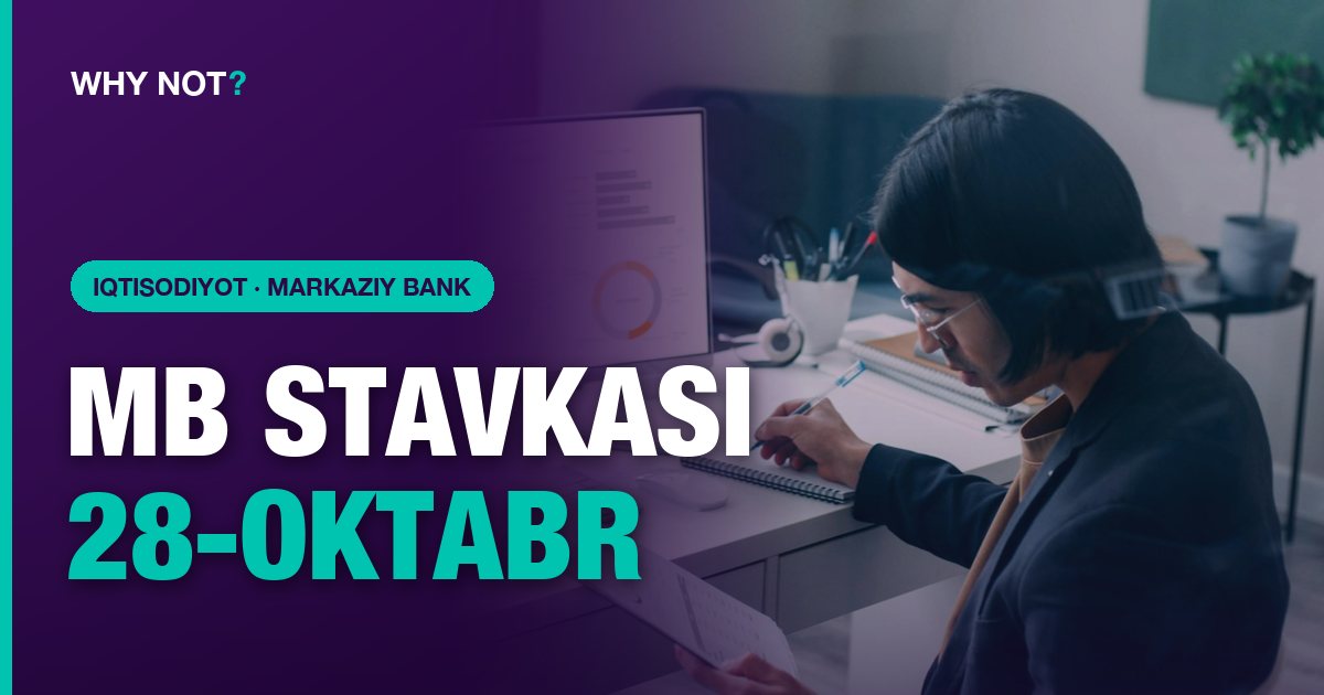28-oktabrdagi Markaziy bank stavkasi bo‘yicha prognoz